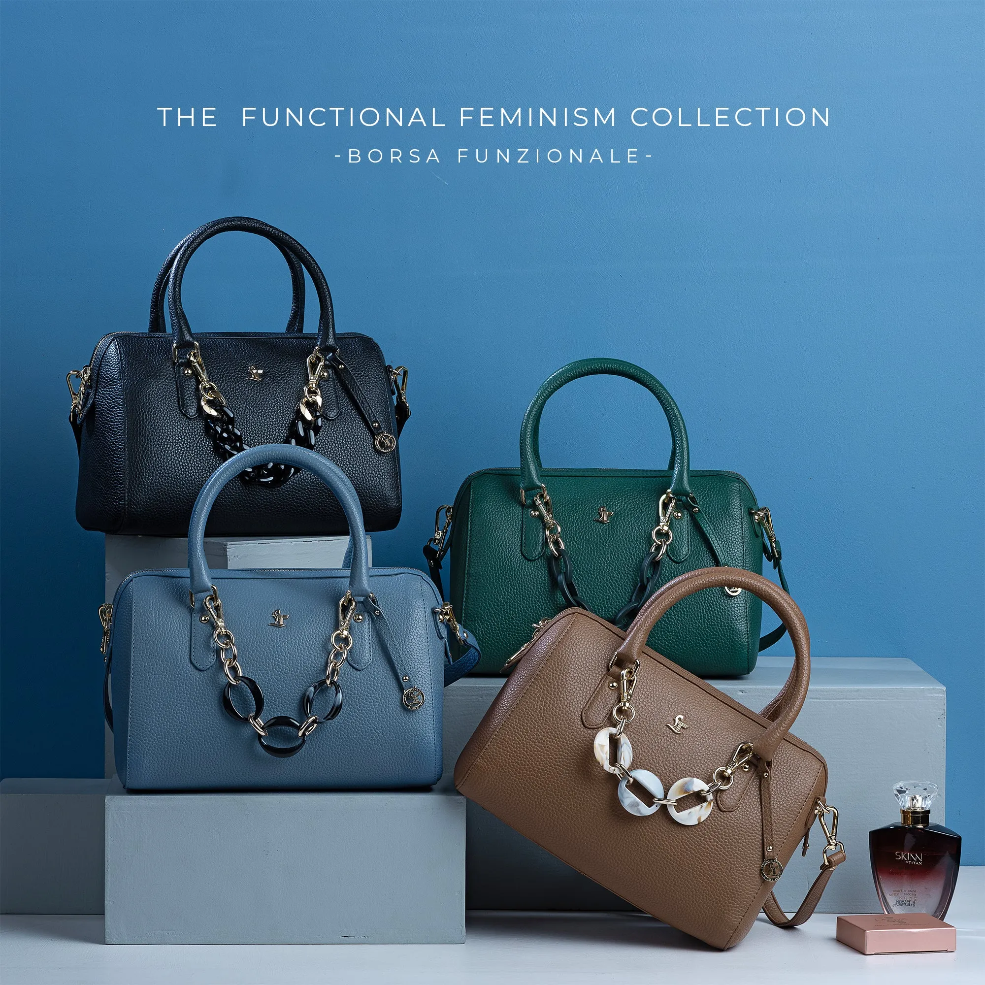 Enna Sling Purse for Women | Leather Handbag For Women | 100% Genuine Leather | Color: Lemon Green, Brown, Black, Blue