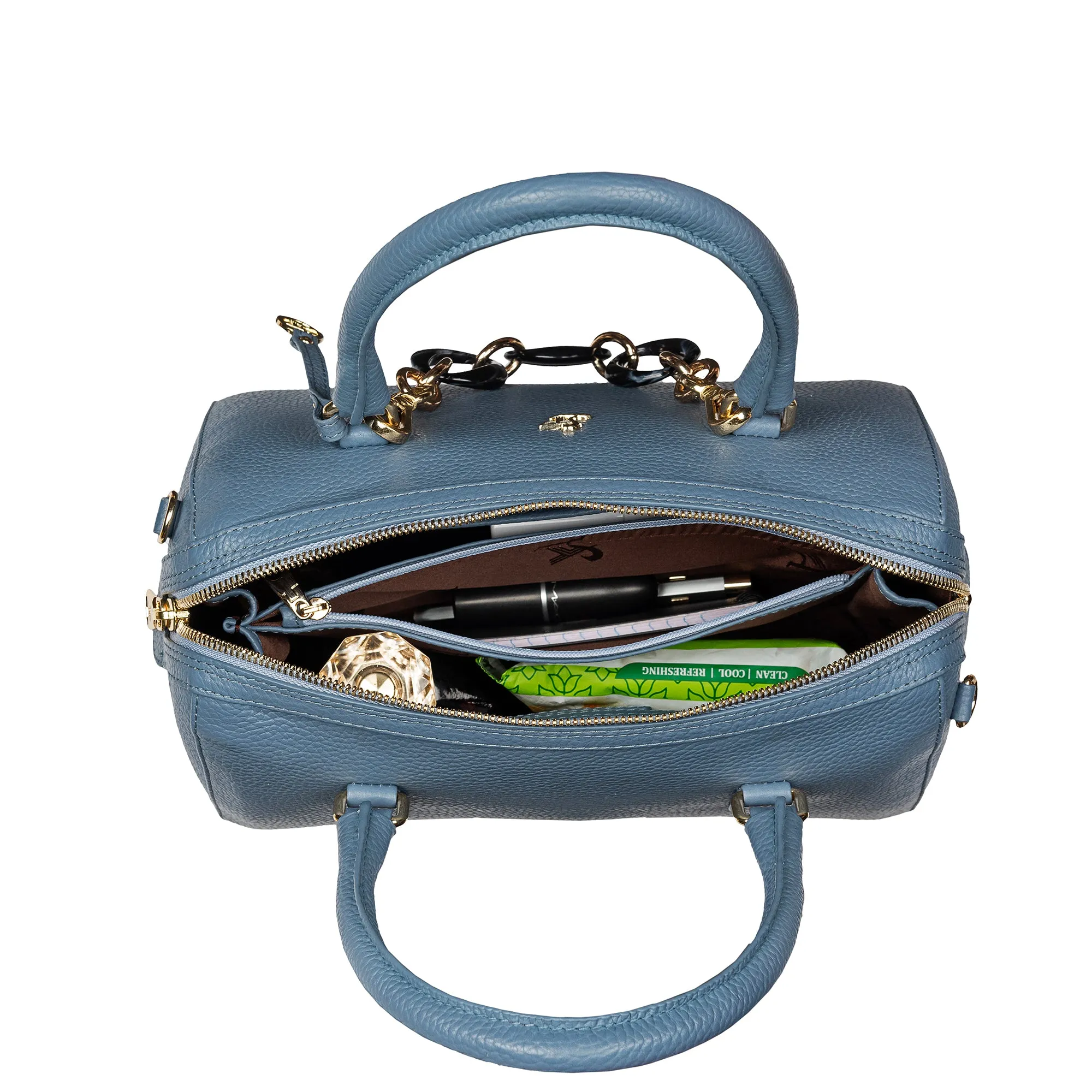 Enna Sling Purse for Women | Leather Handbag For Women | 100% Genuine Leather | Color: Lemon Green, Brown, Black, Blue