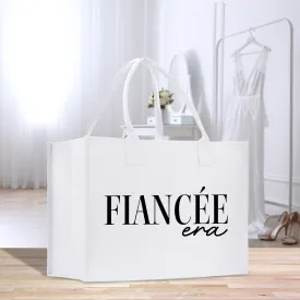 Fiancée Era Cotton Canvas Tote Bag Engagement Gift Engaged Gift for Her Future Mrs Tote Bag Fiancee Tote Gift for Fiance (FTB1002)