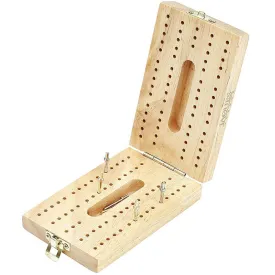Folding Cribbage Board - Travel Cribbage Set