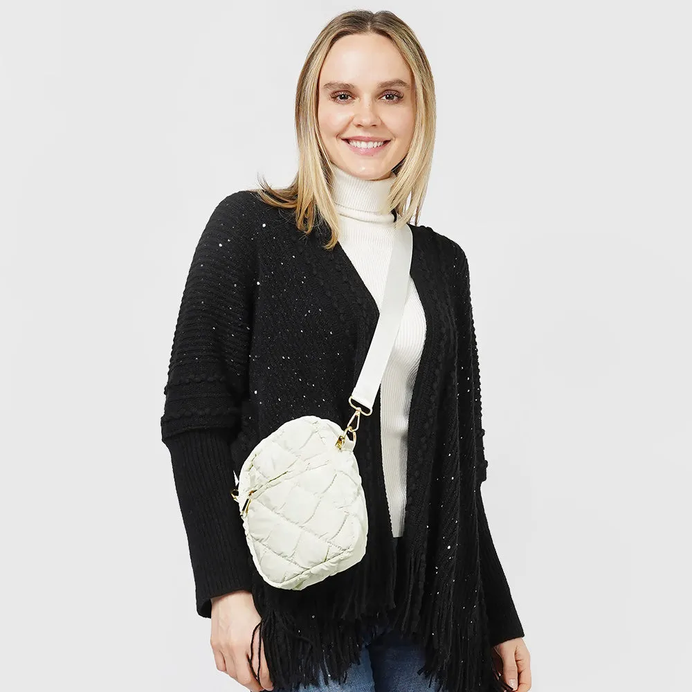 Glossy Puffer Mini Crossbody