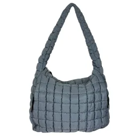 GZ-4171 Puffer Quilted Handbag Grey