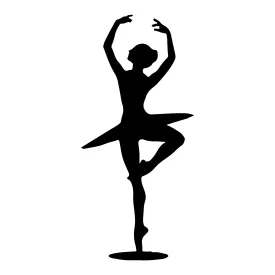Holographic Motif for Live Printing - Ballerina