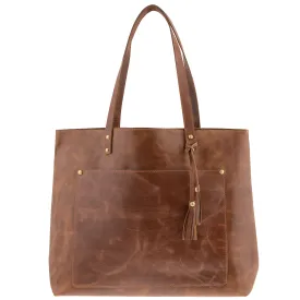 Karma - Leather Tote Bag, Penny