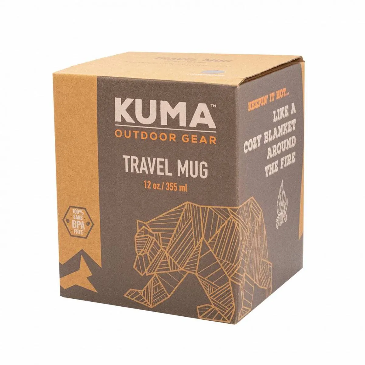 Kuma Travel Mug - Black