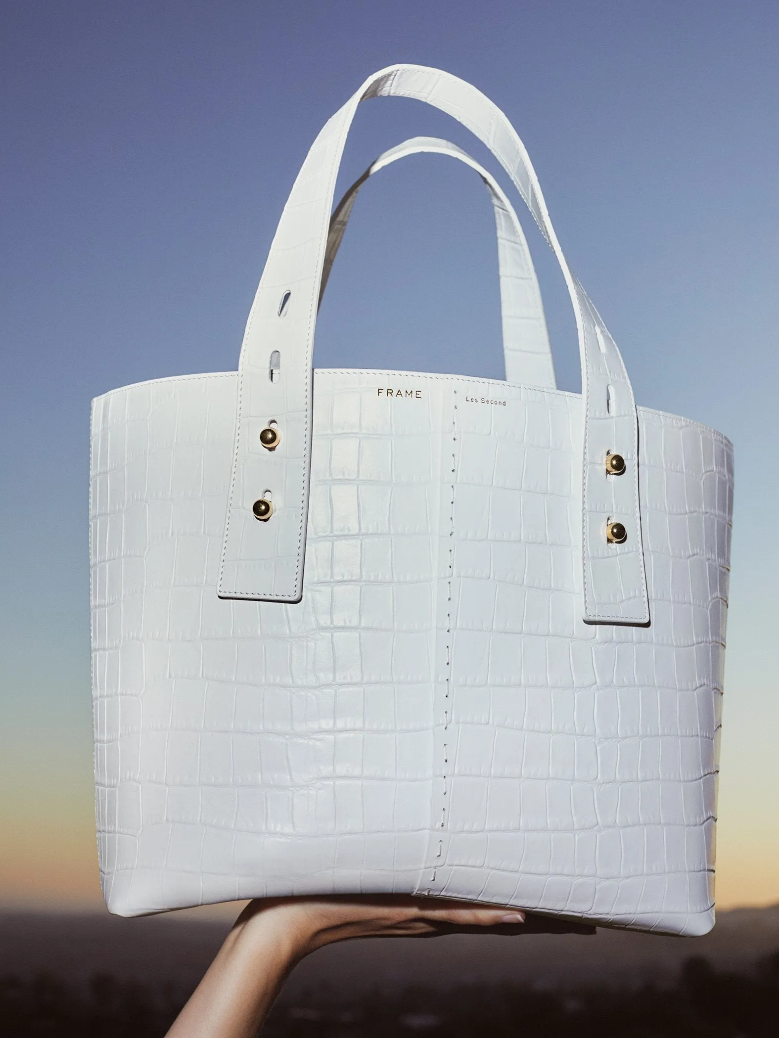 Les Second - Medium -- Blanc Croco