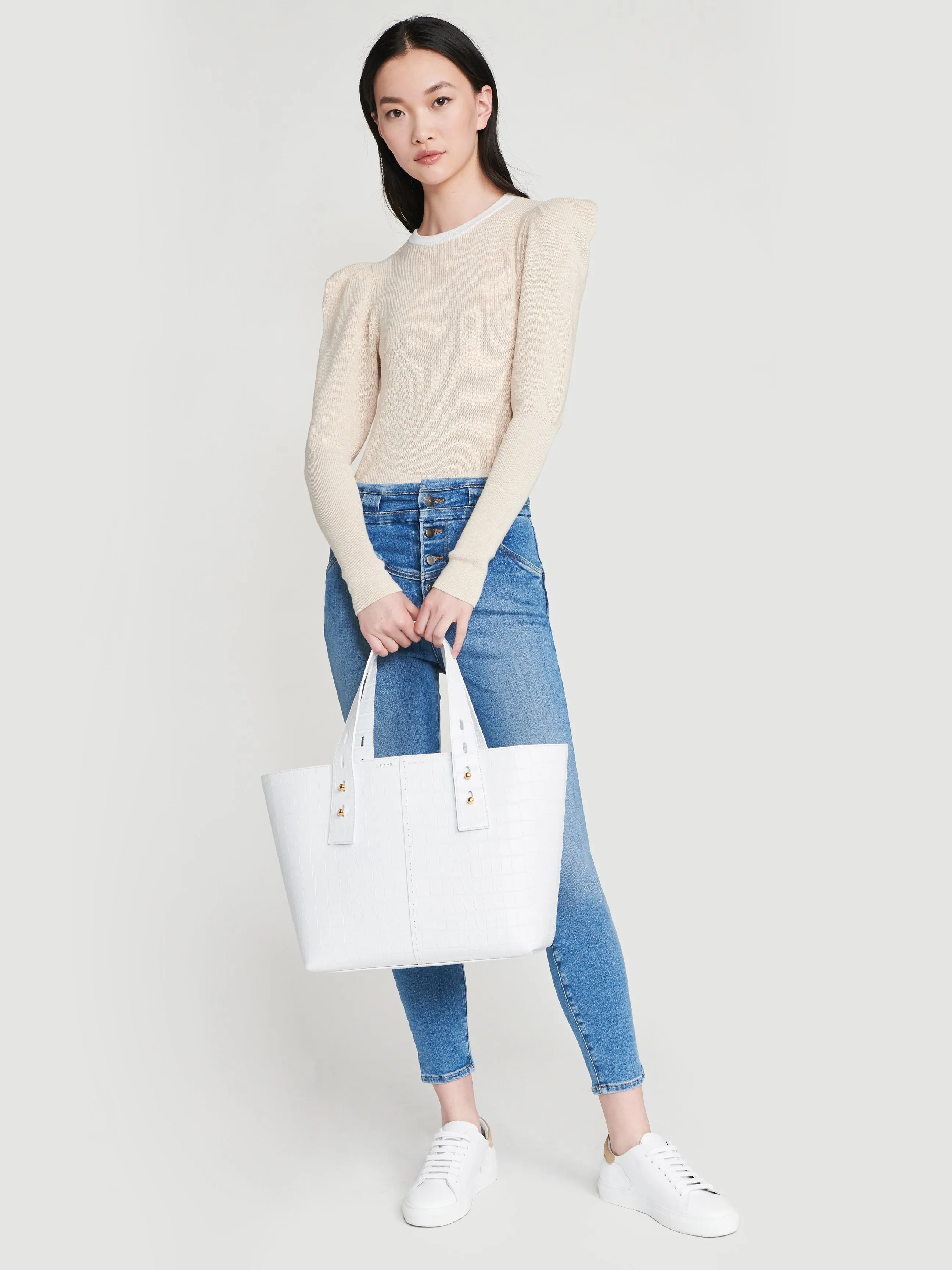 Les Second - Medium -- Blanc Croco