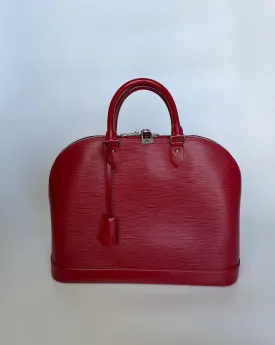 LOUIS VUITTON | ALMA GM EPI | RED