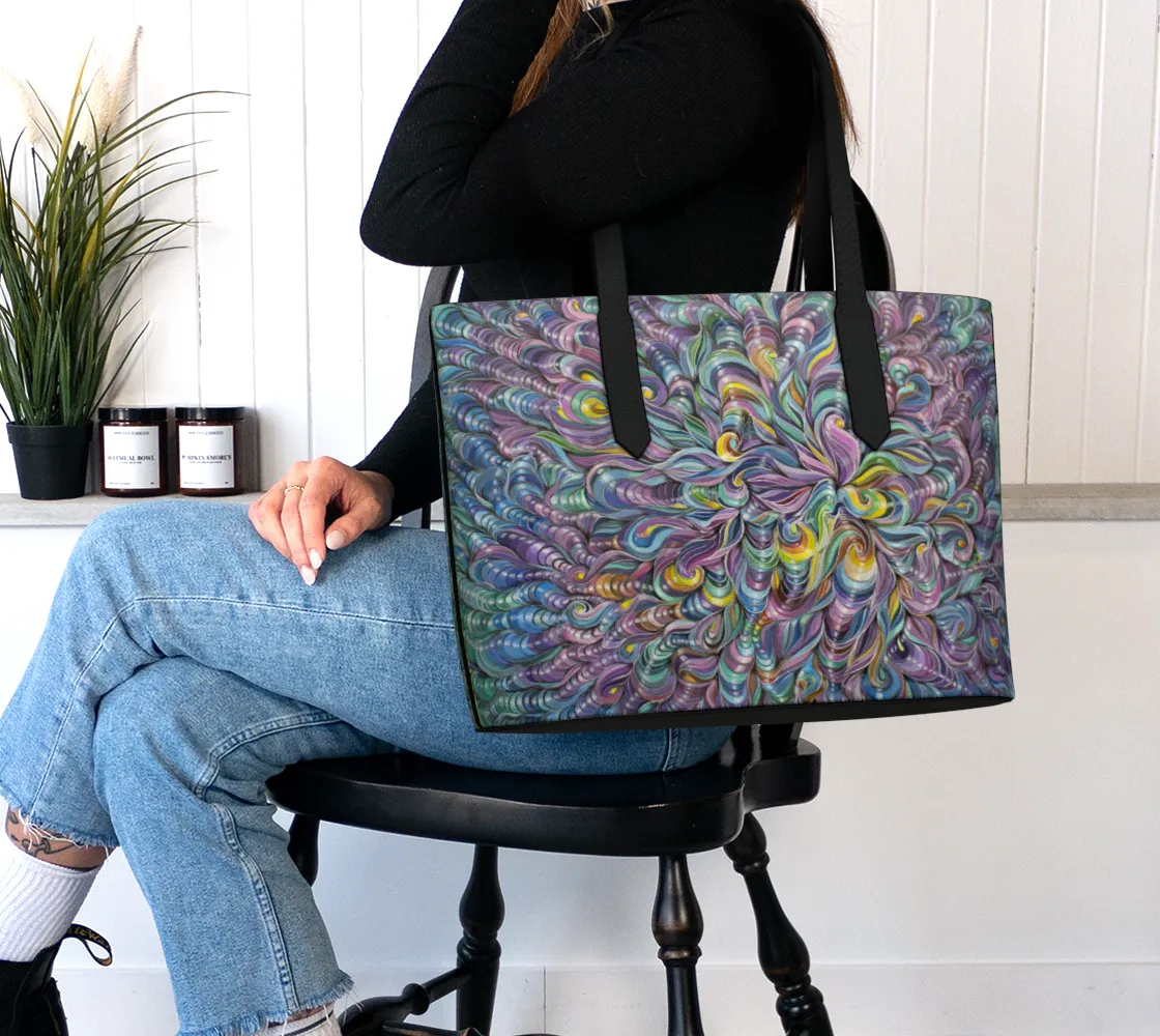 MOONSHINE VEGAN LEATHER TOTE BAG | ARTFOOL