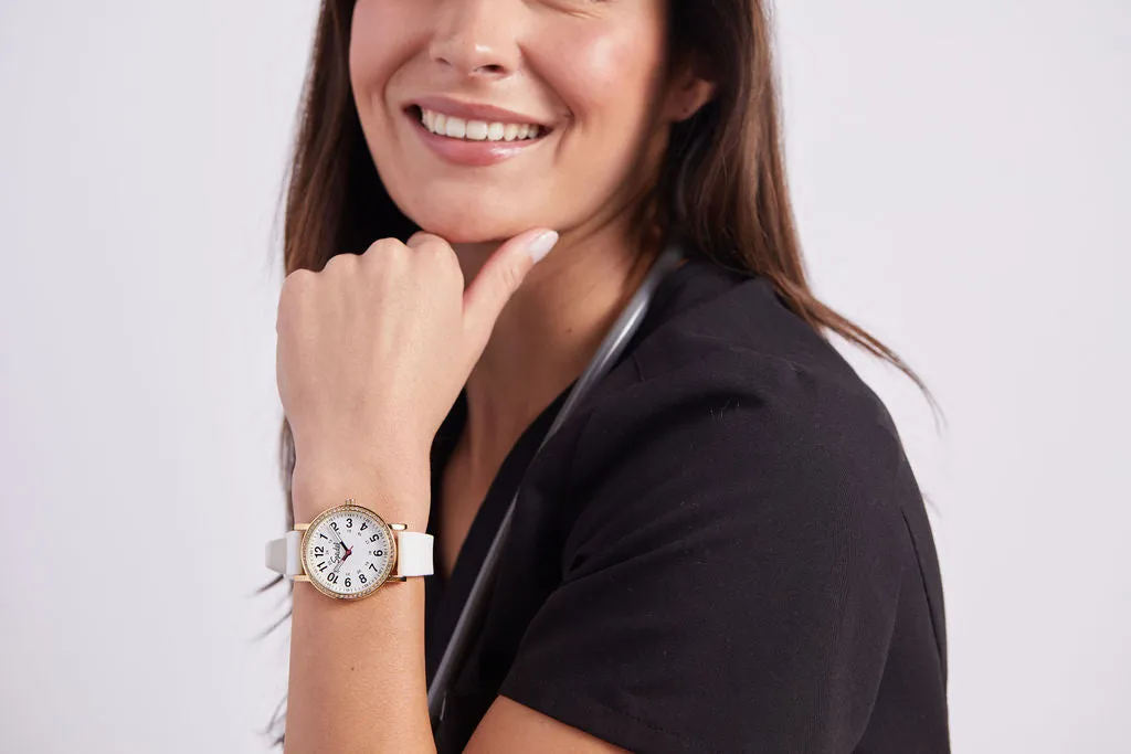 Original Scrub Watch™ for Nurses With Crystal Bling