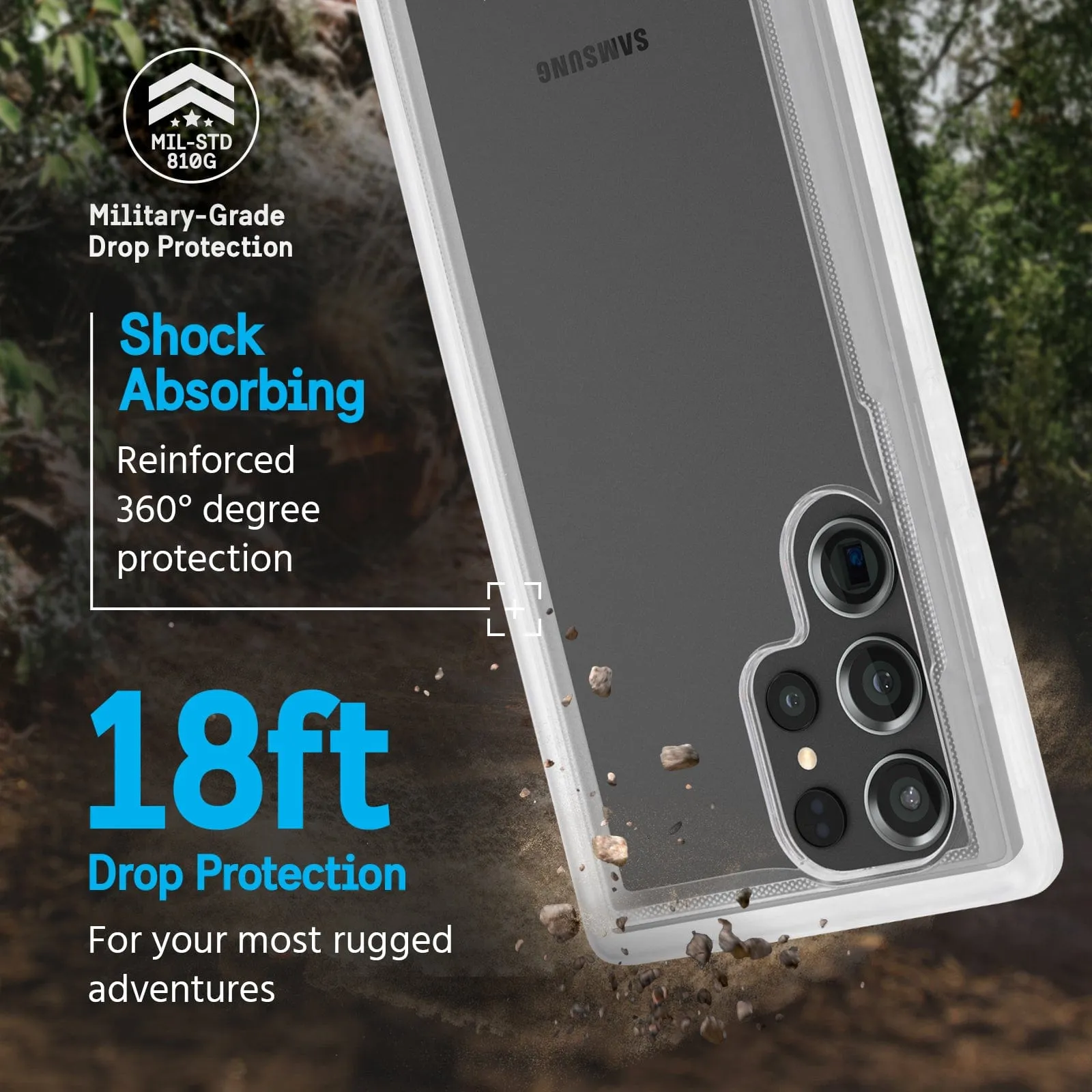 Pelican  Voyager for Galaxy S23 Ultra - Clear