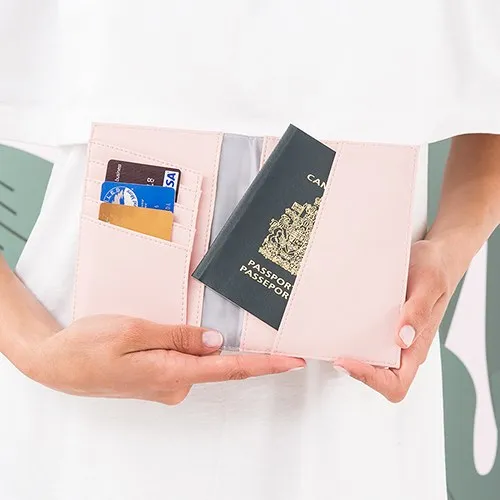 PERSONALIZED PASSPORT COVER - FAUX LEATHER