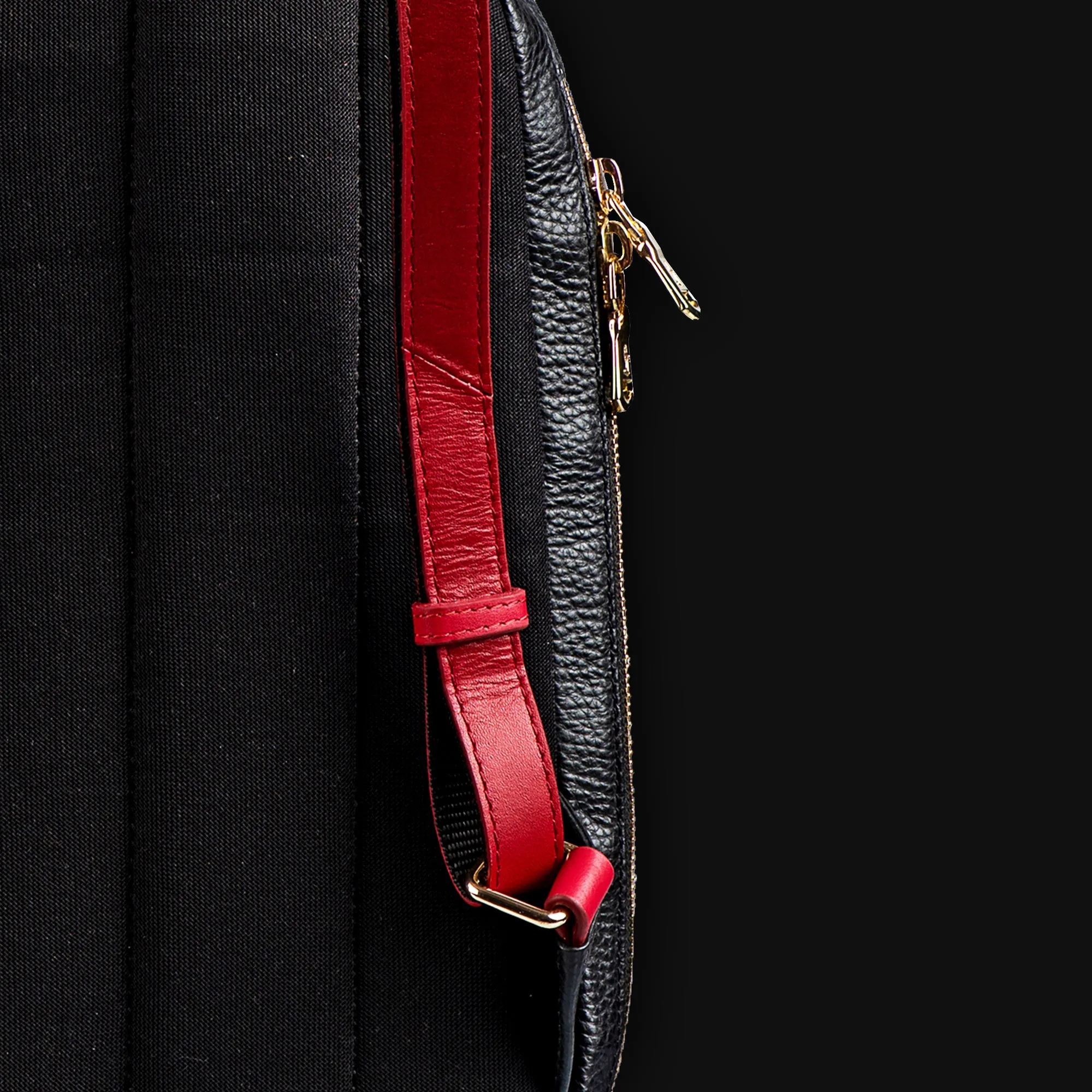 Premium Ladies Backpack | Genuine Leather Backpack for Women | Travel Backpack | Colour - Black