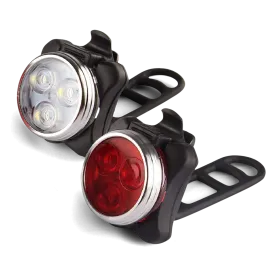 Rechargeable Clip-on Bike Light 2-Pack