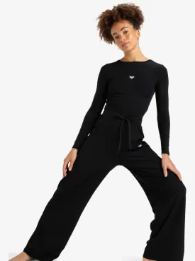Roxy Women's Rise & Vibe Sports Pants Anthracite ERJNP03556_KVJ0