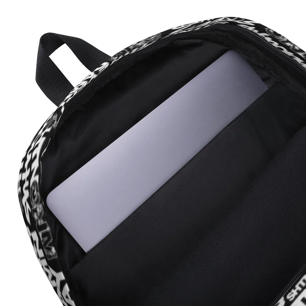 SHTNONM - Black Backpack (Red)