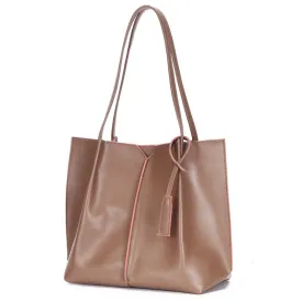 Simple Fashion Leather Tote Bag,Women Shoulder Bag Handbag,Gift for Her