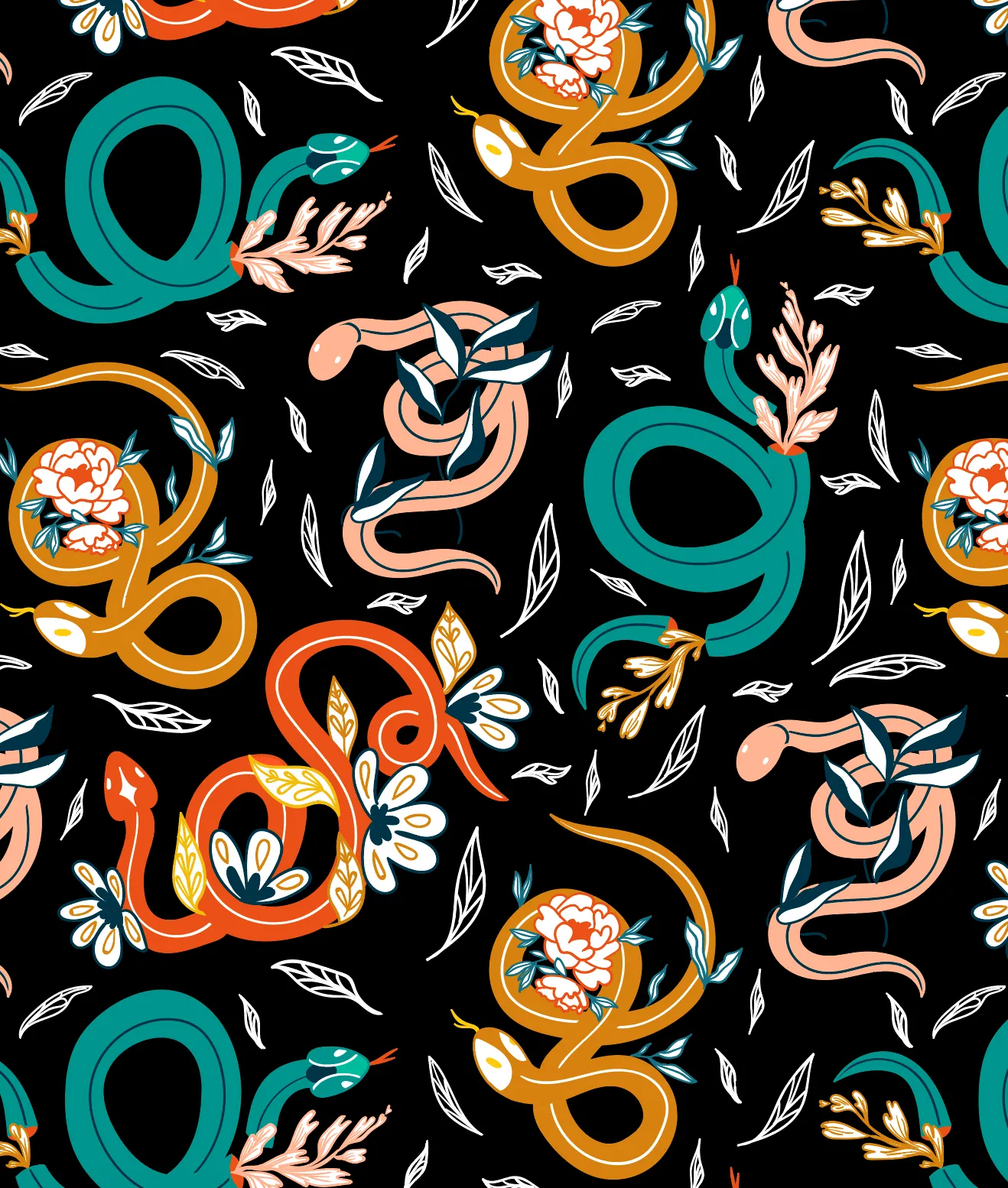 Slithering Snake Tote bag