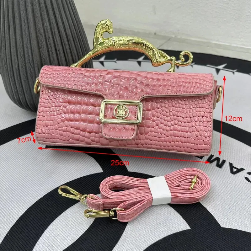 Spunkz Crocodile Pattern Underarm Bag