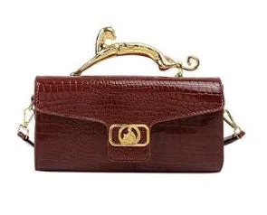 Spunkz Crocodile Pattern Underarm Bag
