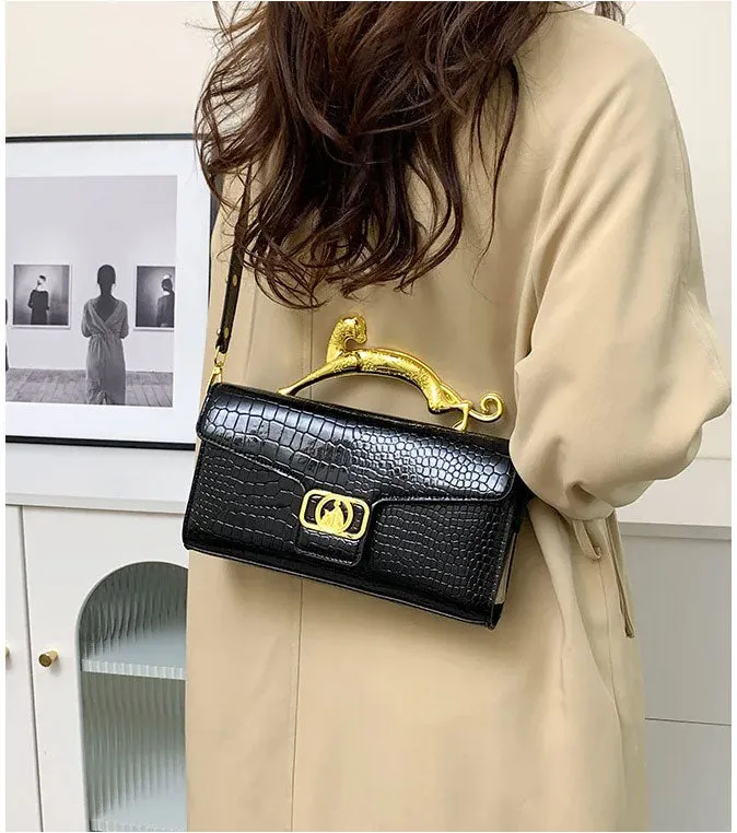 Spunkz Crocodile Pattern Underarm Bag