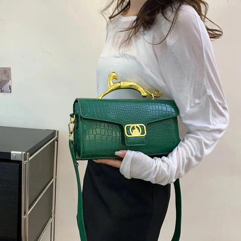 Spunkz Crocodile Pattern Underarm Bag
