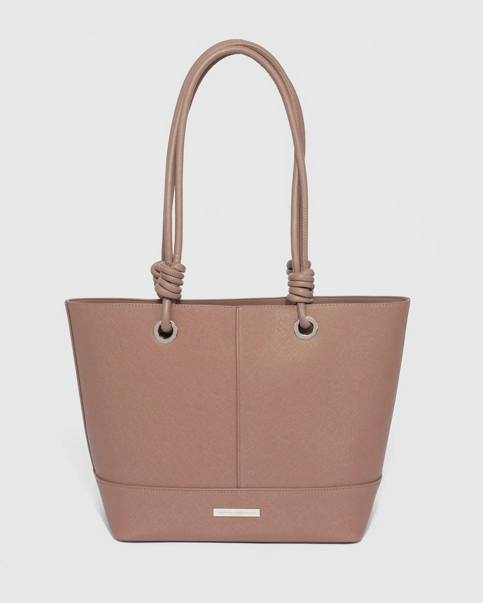 Taupe Alice Knot Tote Bag