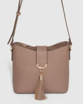 Taupe Libby Crossbody Bag