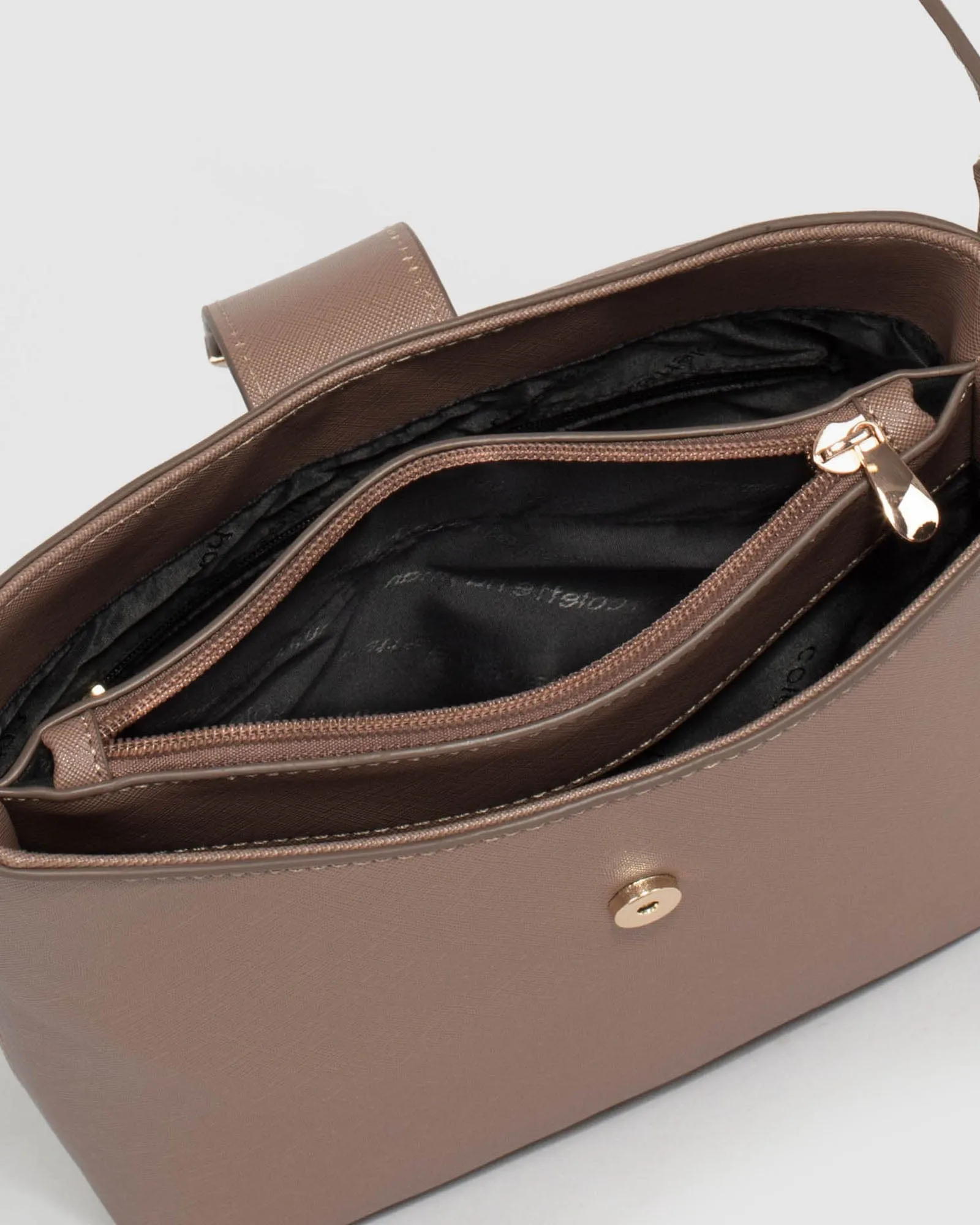 Taupe Libby Crossbody Bag