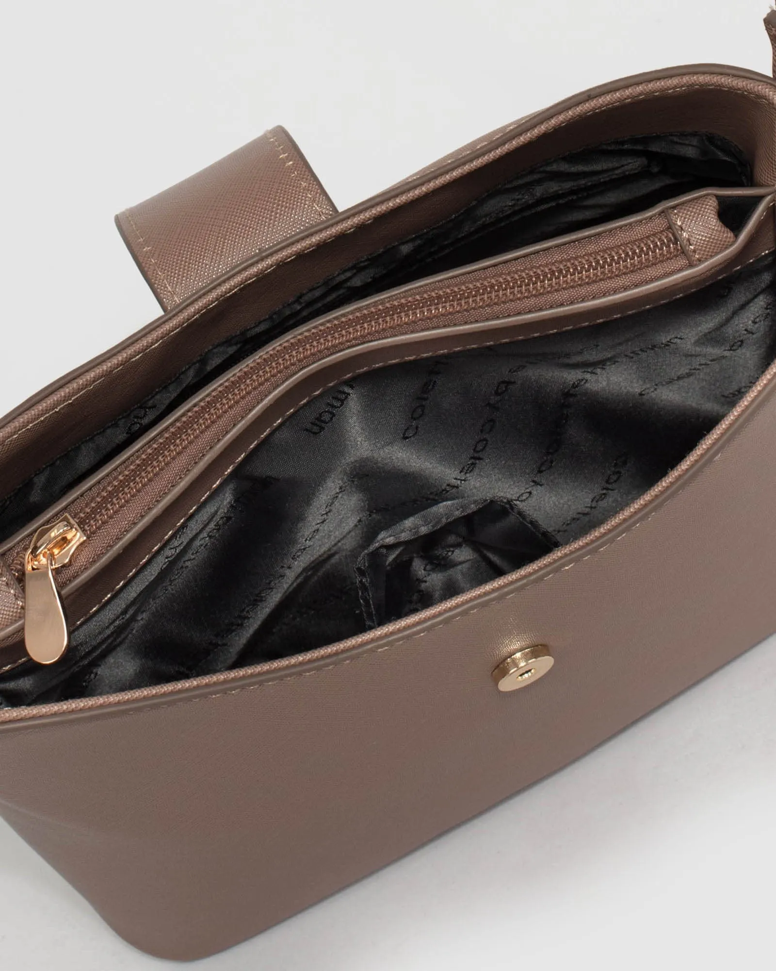 Taupe Libby Crossbody Bag