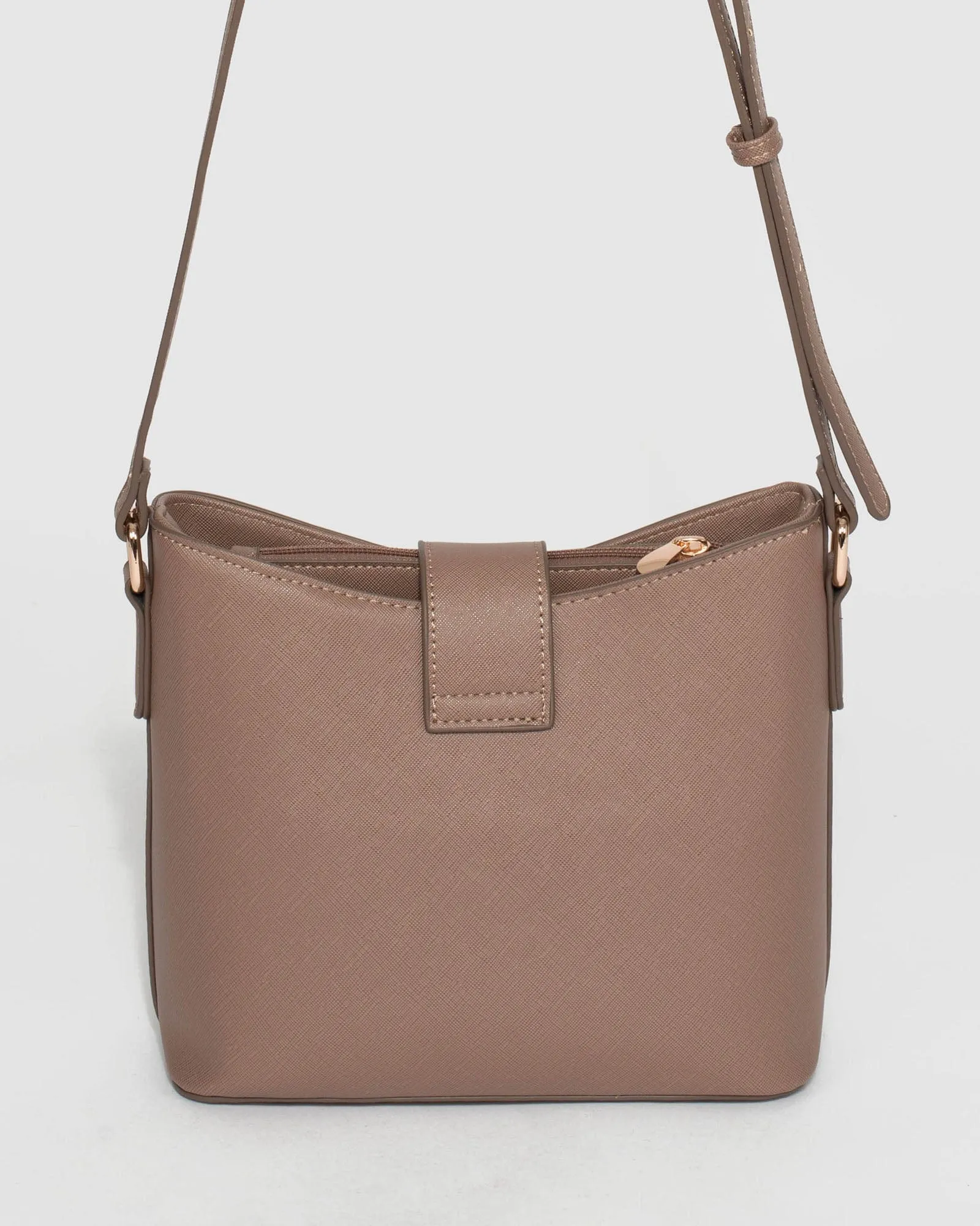 Taupe Libby Crossbody Bag
