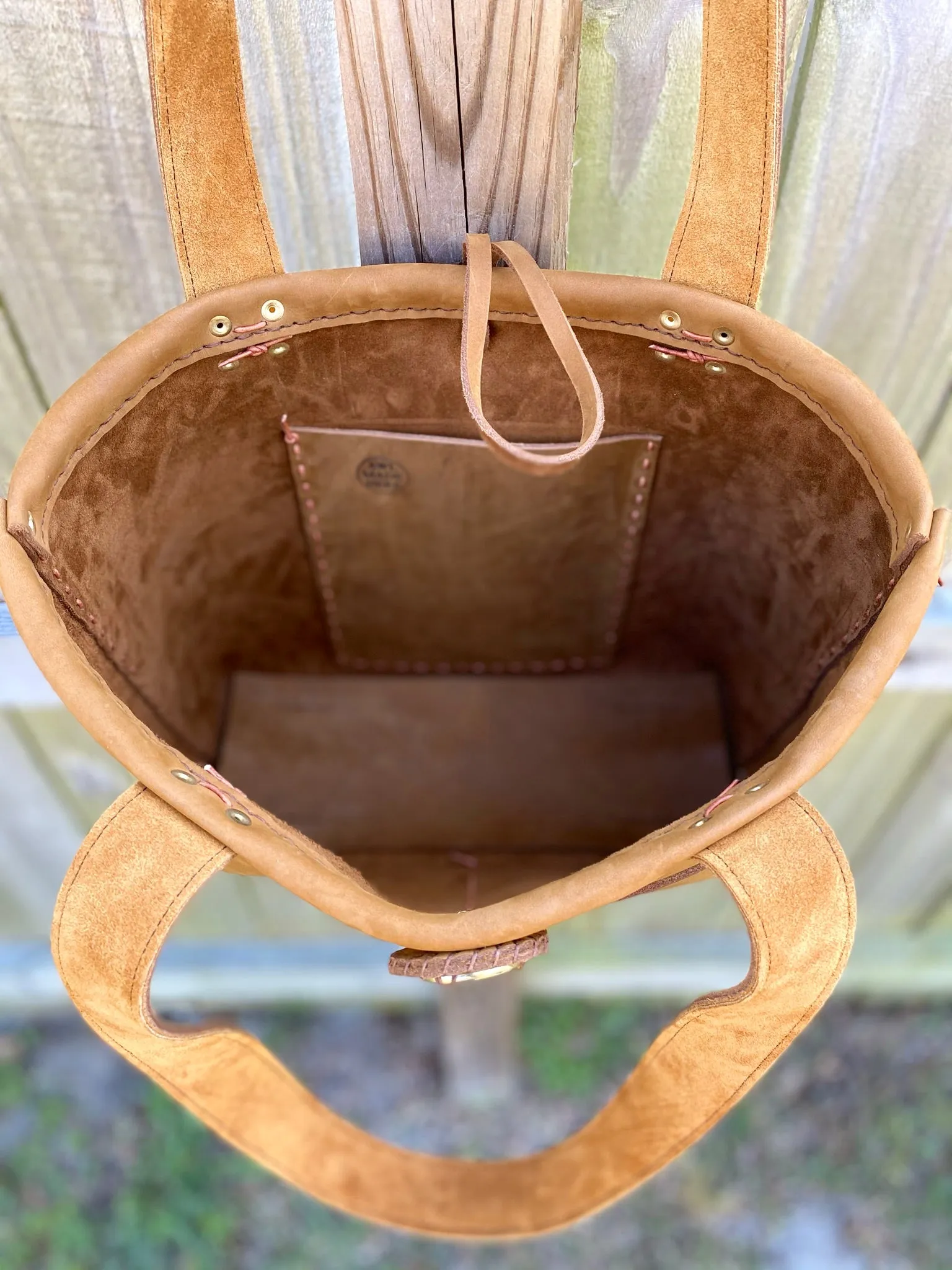 The Clare Flair Tote, Brushed Brown