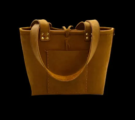 The Clare Flair Tote, Brushed Brown