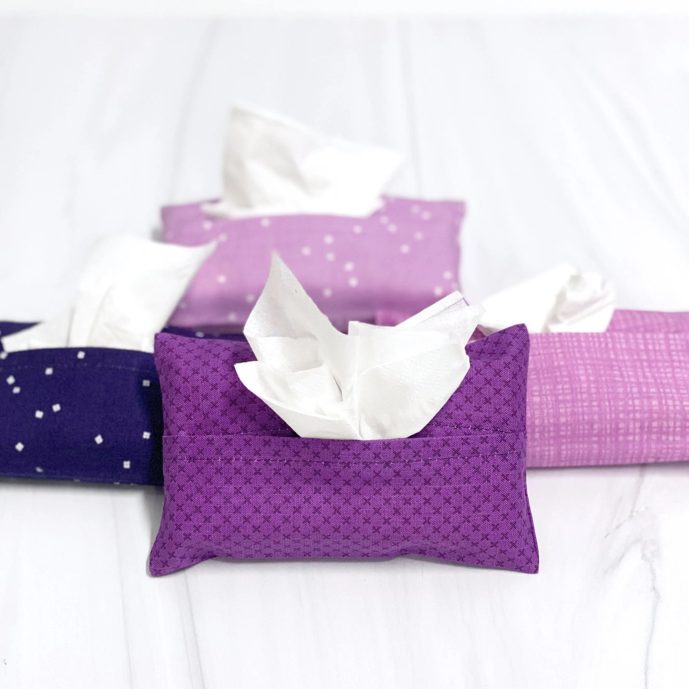 Travel Tissue Cover Kit - Purple