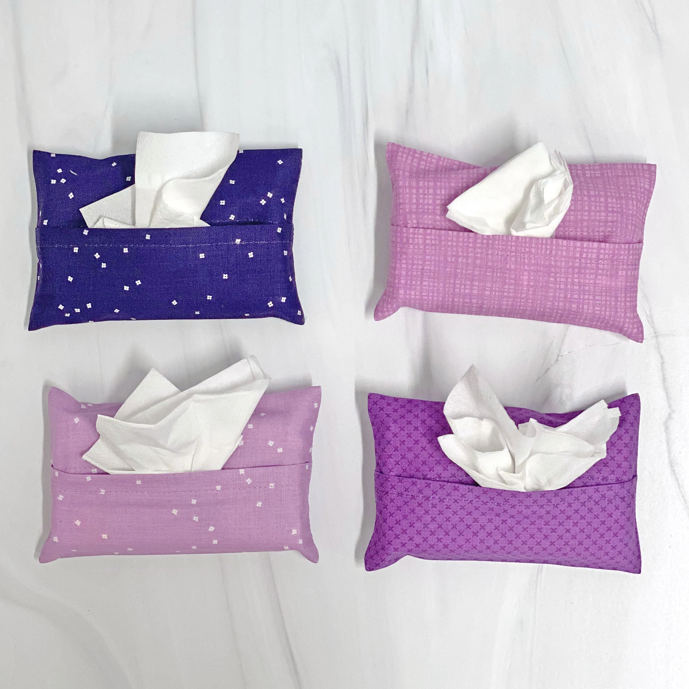Travel Tissue Cover Kit - Purple