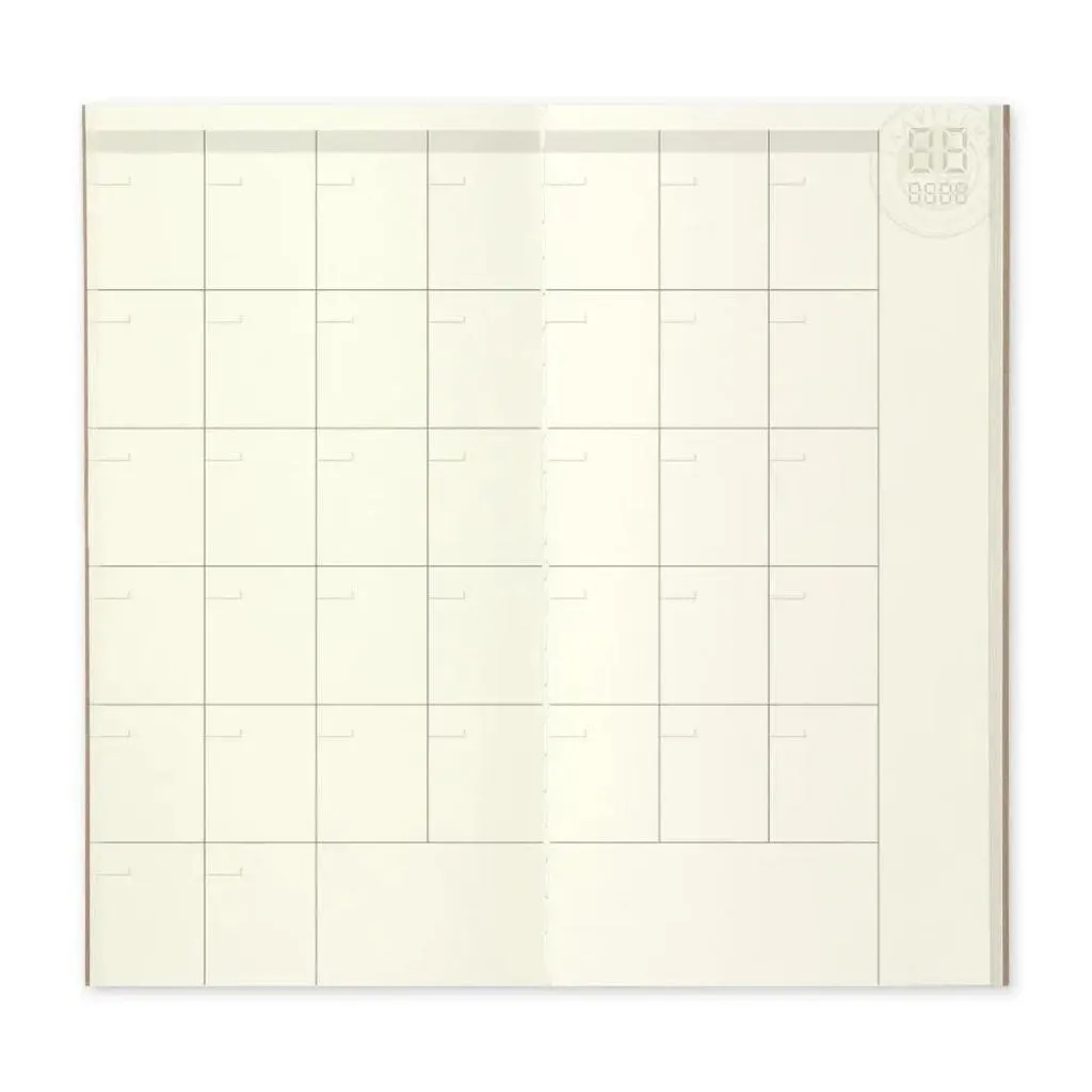 Traveler's Company - 017 Free Diary Monthly Refill (Regular)