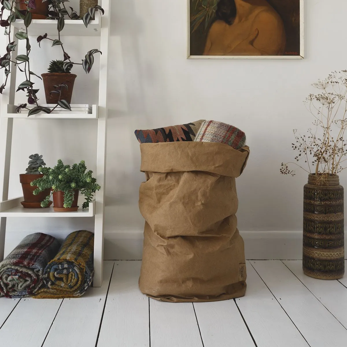Uashmama Washable Paper Bag Brown