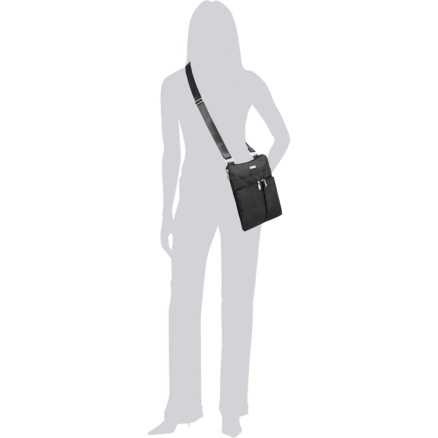 Women's Baggallini Horizon Crossbody Pacific Nylon