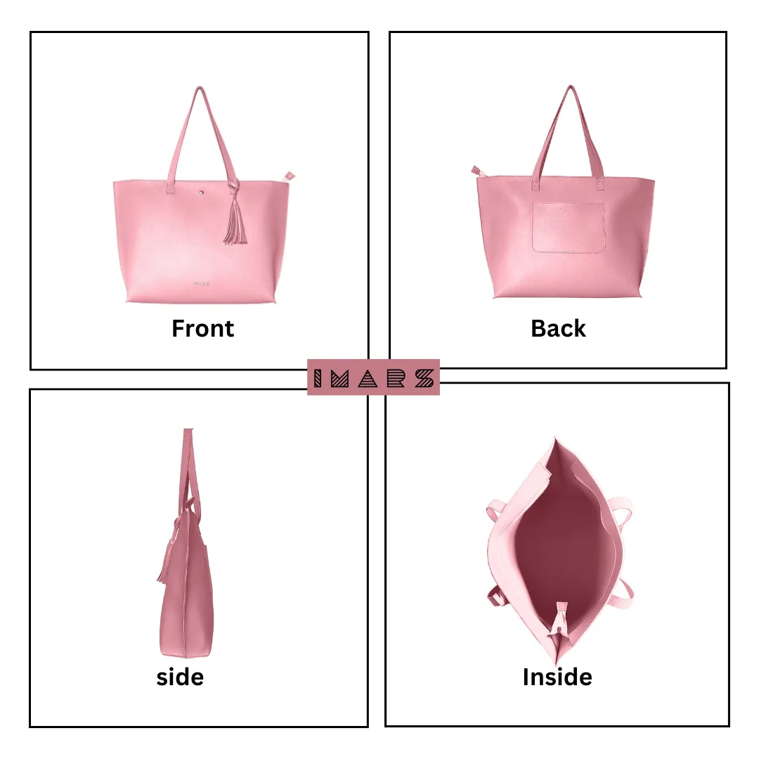 Women's Medium Tote Bag | Vegan Leather Ladies Handbag