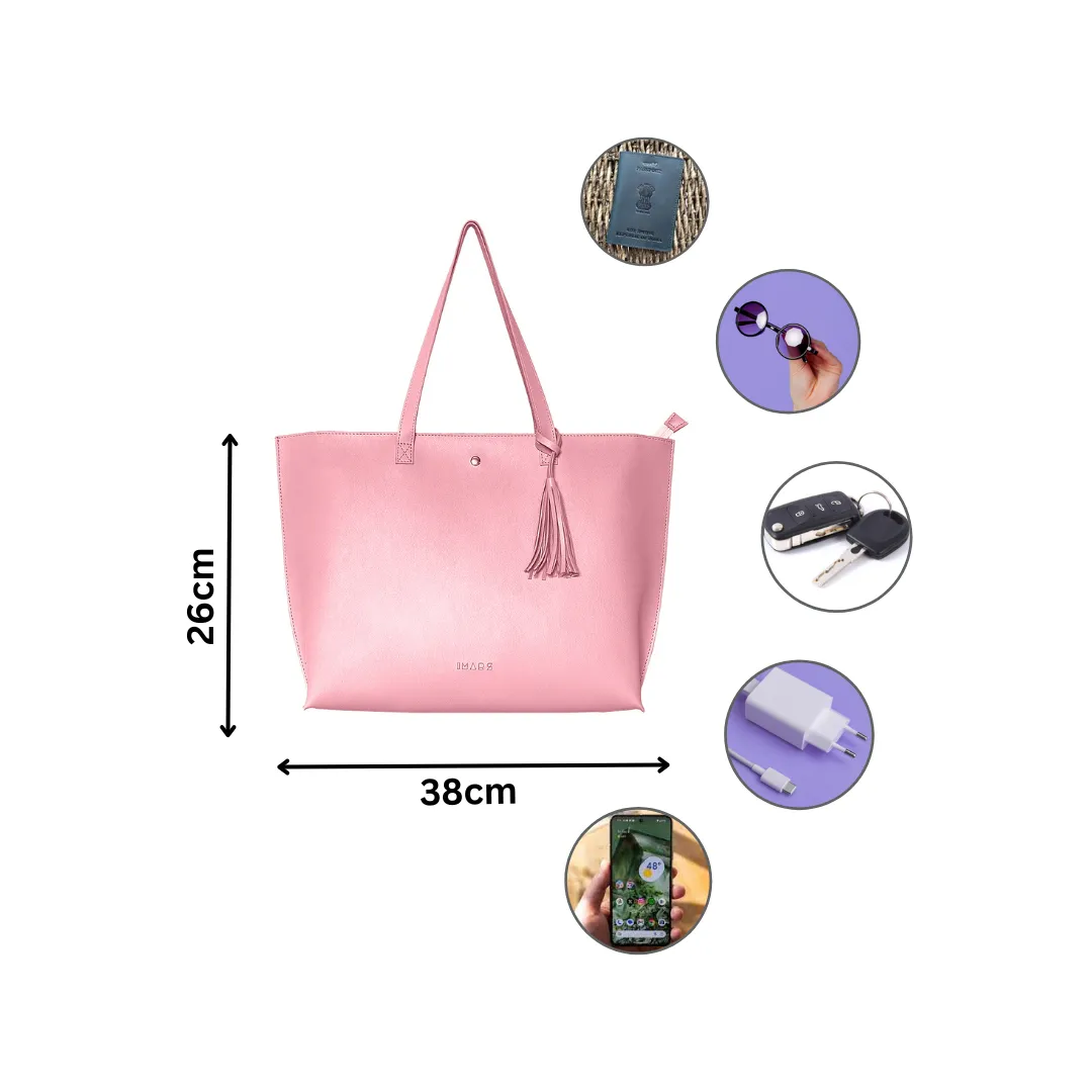 Women's Medium Tote Bag | Vegan Leather Ladies Handbag