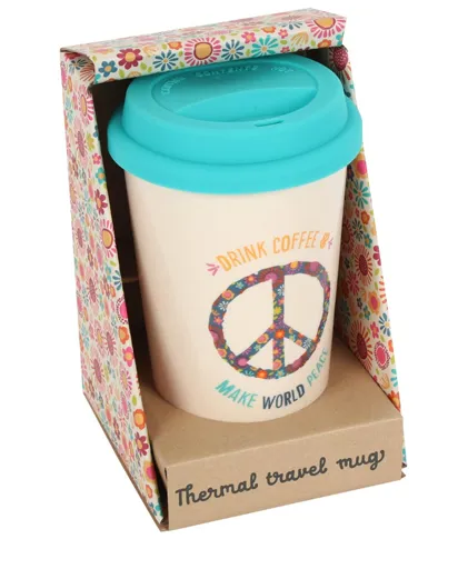 World Peace Travel Mug - Ceramic