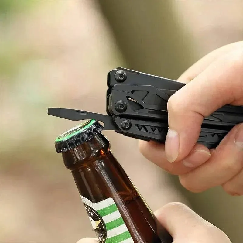 Xiaomi NexTool Black Knight  Multi-function Camping Tools Knife Outdoor Survival Folding Pliers Scissors Hand Multitool Tool Kit