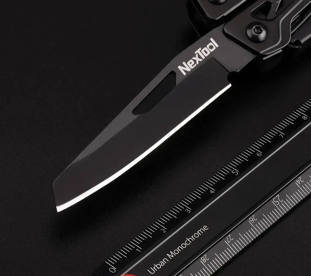 Xiaomi NexTool Black Knight  Multi-function Camping Tools Knife Outdoor Survival Folding Pliers Scissors Hand Multitool Tool Kit