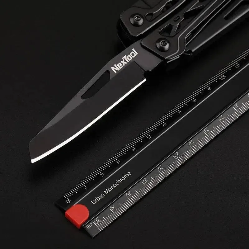 Xiaomi NexTool Black Knight  Multi-function Camping Tools Knife Outdoor Survival Folding Pliers Scissors Hand Multitool Tool Kit